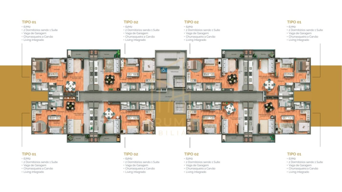 Apartamento 2 Quartos em Excelente Localização | Ótimo investimento